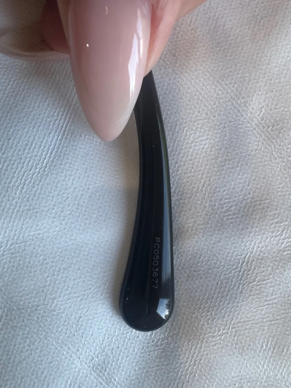 CHANEL Black Oversized Shield Sunglasses with Quilted Case - Picture 6 of 7